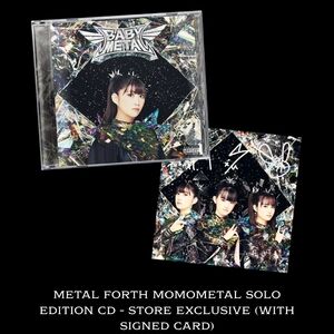 Babymetal Metal Forth CD Sold Out *Limited Edition* Signed Insert Solo Su Cover